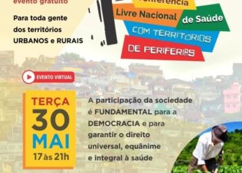 1ª Conferência Nacional de Saúde com Territórios de Periferias será realizada por organizações sociais