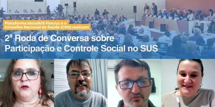 Roda de Conversa sobre a Participação e o Controle Social no SUS