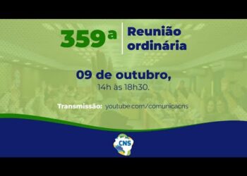 359ª Reunião Ordinária do Conselho Nacional de Saúde