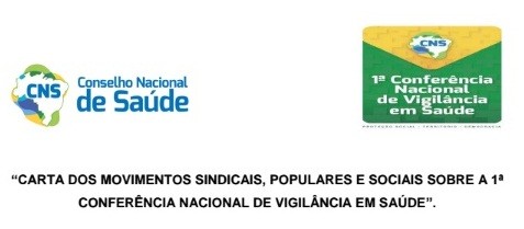 Movimentos sindicais, populares e sociais apresentam carta pela garantia de direitos e em defesa do SUS
