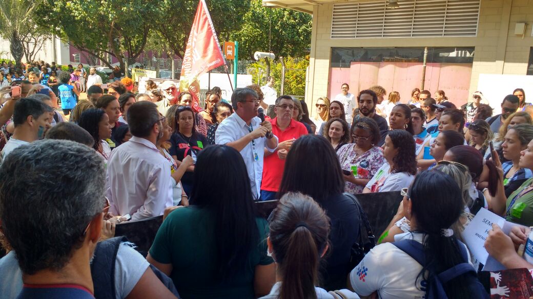 Manifestação no Rio de Janeiro em Defesa do SUS