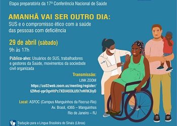 Conferência Livre Nacional inédita discute saúde da pessoa com deficiência